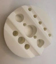 Gunsmith & Machinist Bench Pin Block Tool 223 556 1911 M&P Glock USA WHITE!