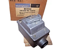 NEW WESTINGHOUSE ENCLOSED MANUAL MOTOR STARTER 1 POLE SWITCH  MST01AH