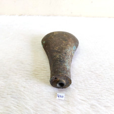 Vintage Handcrafted Brass Gun Powder Flask Black Powder Bottle Collectible 470