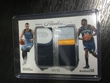 2016-17 Panini Flawless Zach Randolph Chandler Person 16/25 Dual Jumbo Patch SP