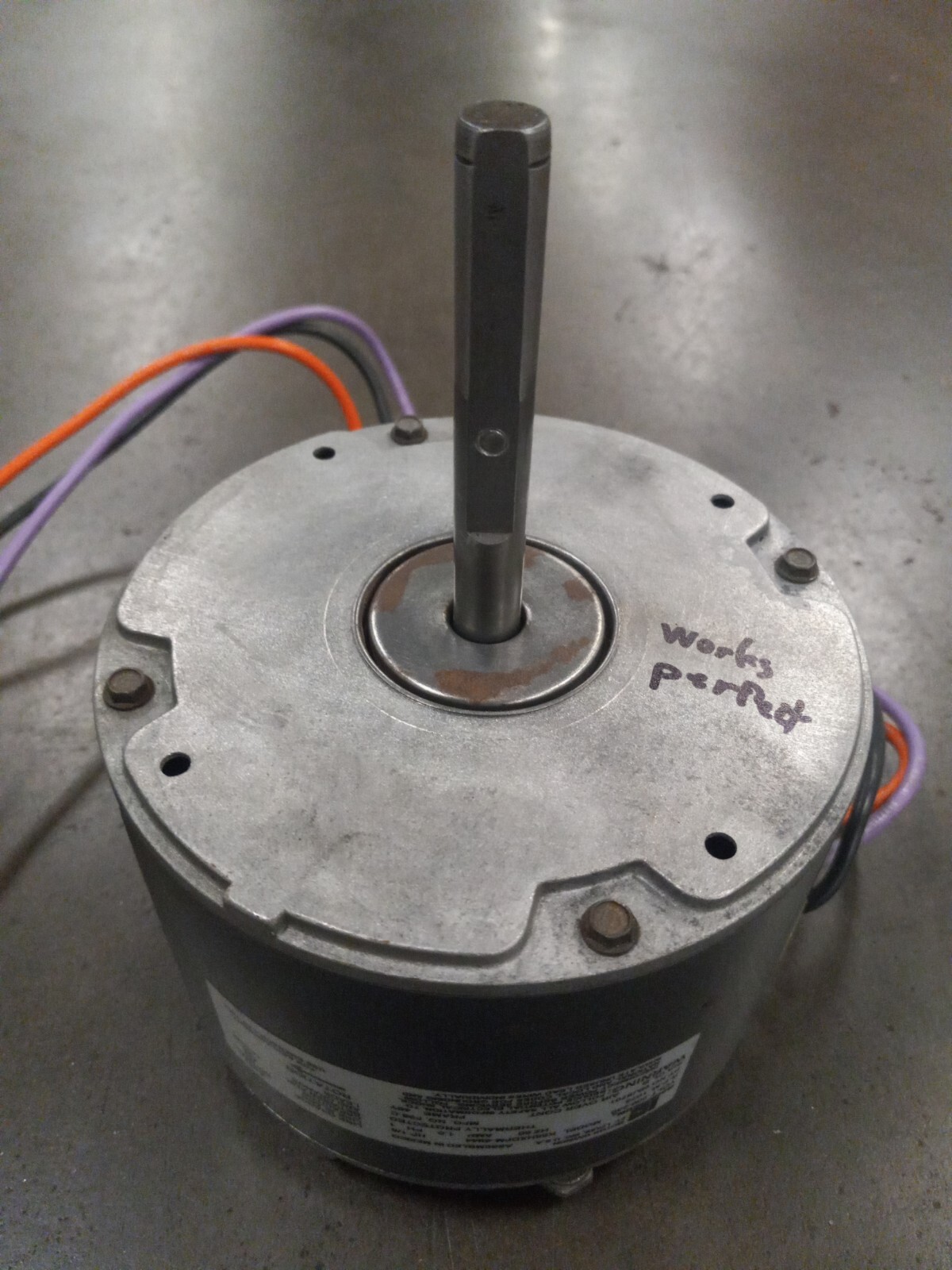 Emerson K55HXDFM6844 Condenser Fan Motor Lennox 68J9701 / 1/6 HP