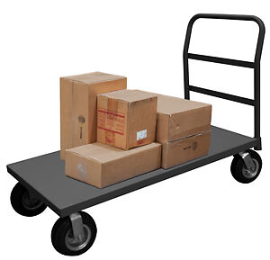 Durham EPT24488PN95, 1200 lb Capacity Low Deck Platform Truck, 24''x48''x38.5''