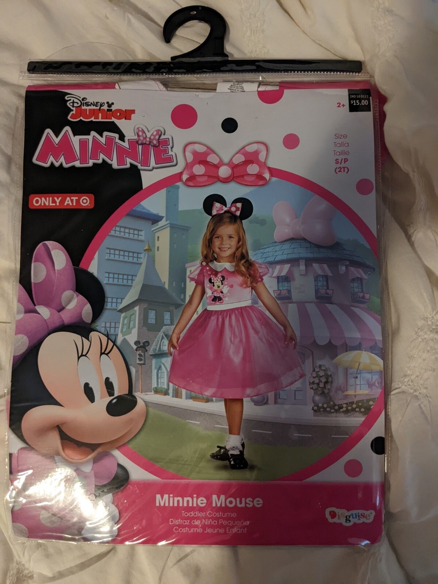 Disney Junior Minnie Mouse Costume Disguise Girls Toddler Costume  Halloween 2T