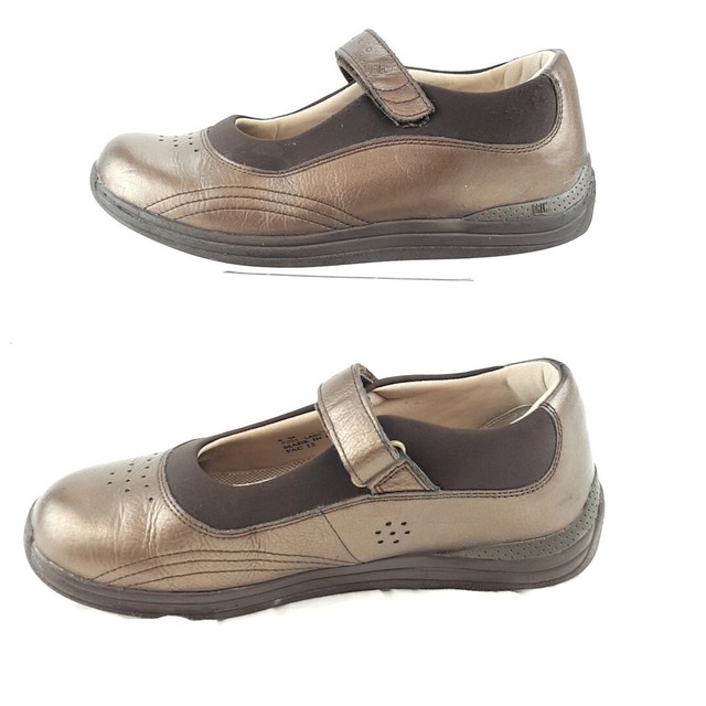 Drew 14375-69 Rose Metallic bronze Leather Diabetic Orthopedic mary Janes 8 M | eBay