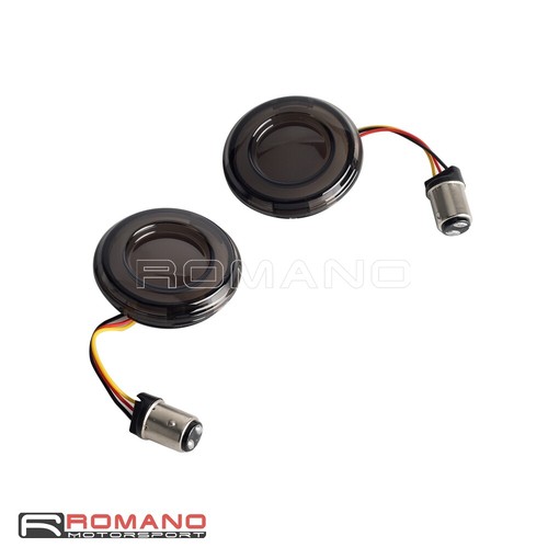2" Bullet LED 1157 Brake Turn Signal Lights Indicators For Harley Sportster Dyna - Picture 2 of 9