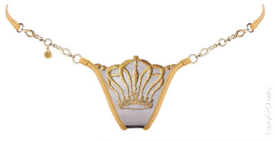 LUCKY CHEEKS Luxury String QUEEN OF LOVE Sunny Luxus Edition