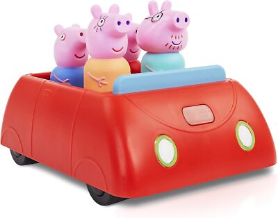 WOW STUFF Peppa Pigs cleveres Auto interaktives Vorschulspielzeug mit Licht und Sound