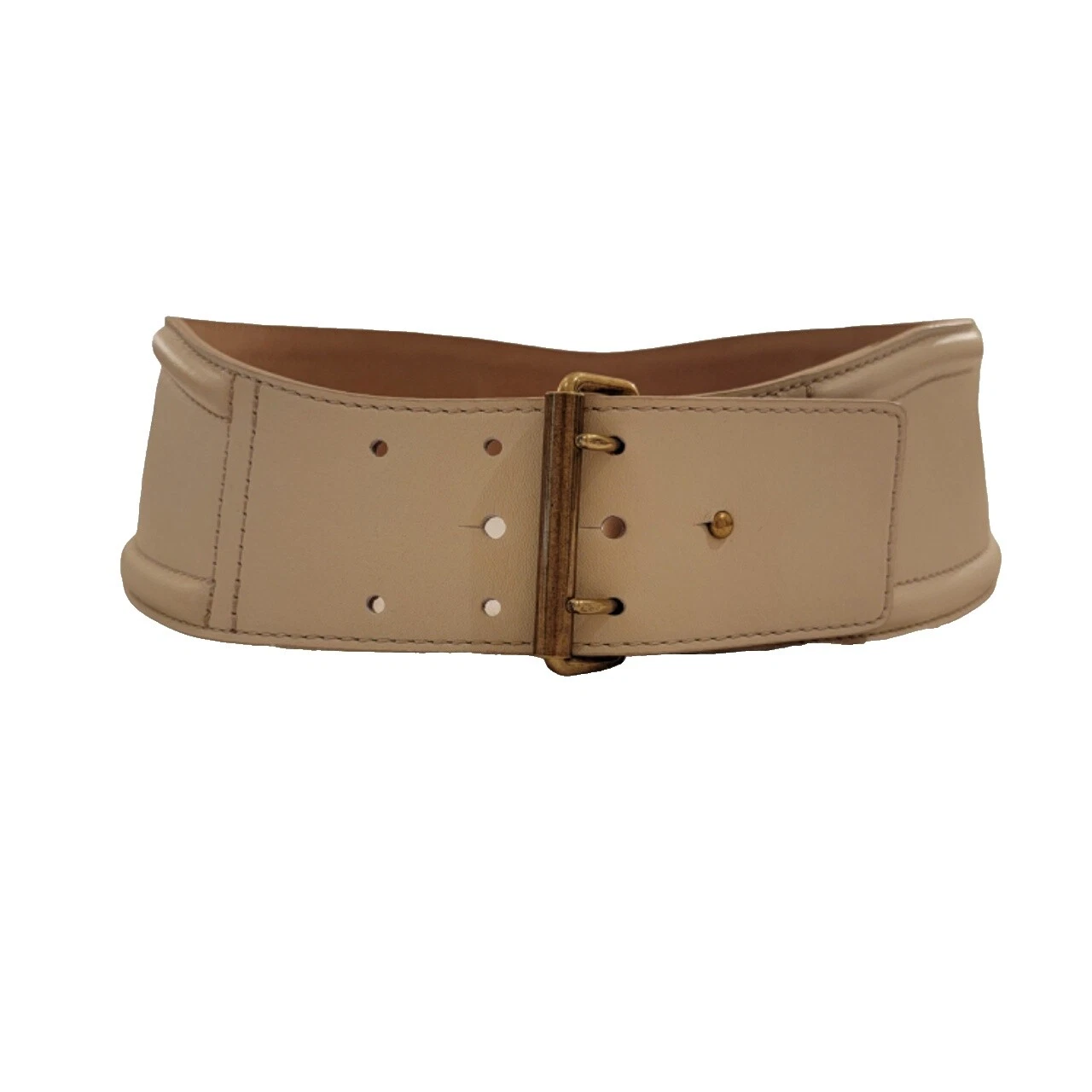 Cinturones de cuero blanco Banana Republic para Mujeres