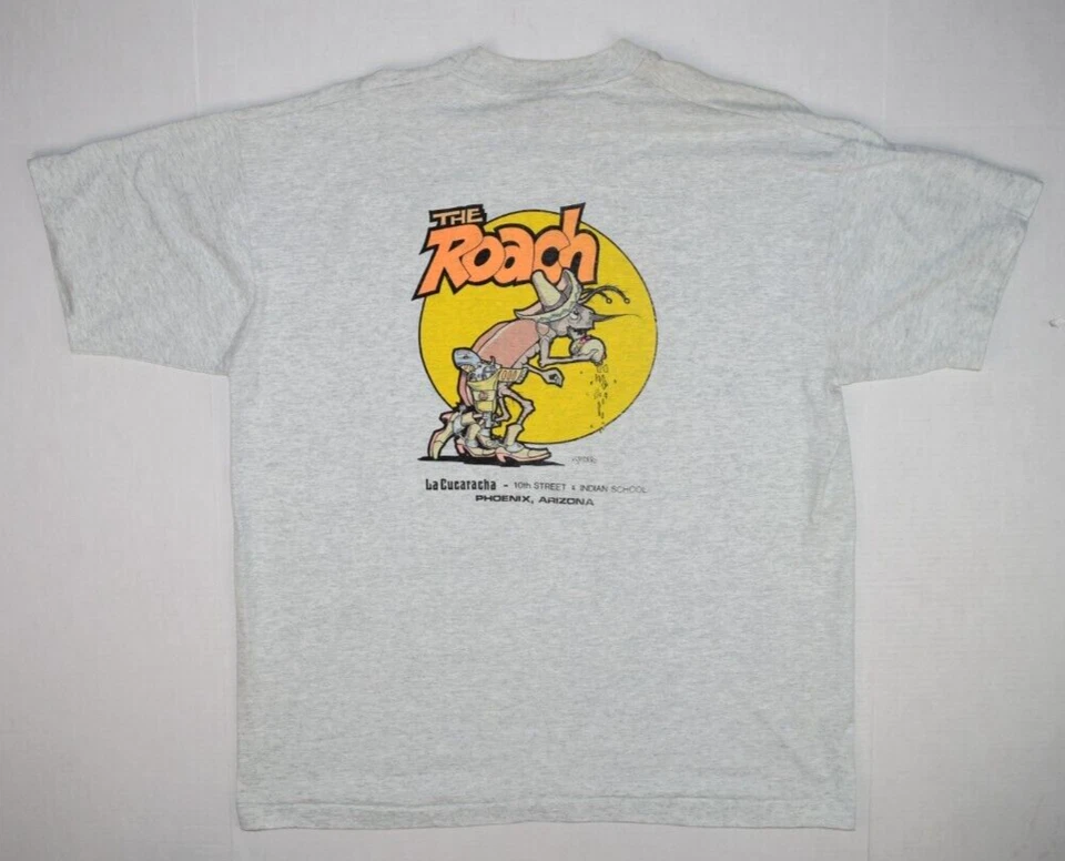 Camiseta De Colección La Cucaracha Talla M/L Arte por Spider La Cucaracha Phoenix Foto 3 de 4