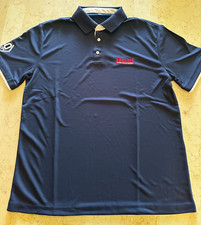 Antari Fog Machine Navy Short Sleeve Polo Shirt Size XL 40th Anniversary NEW