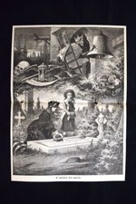 Il giorno dei morti Incisione del 1885