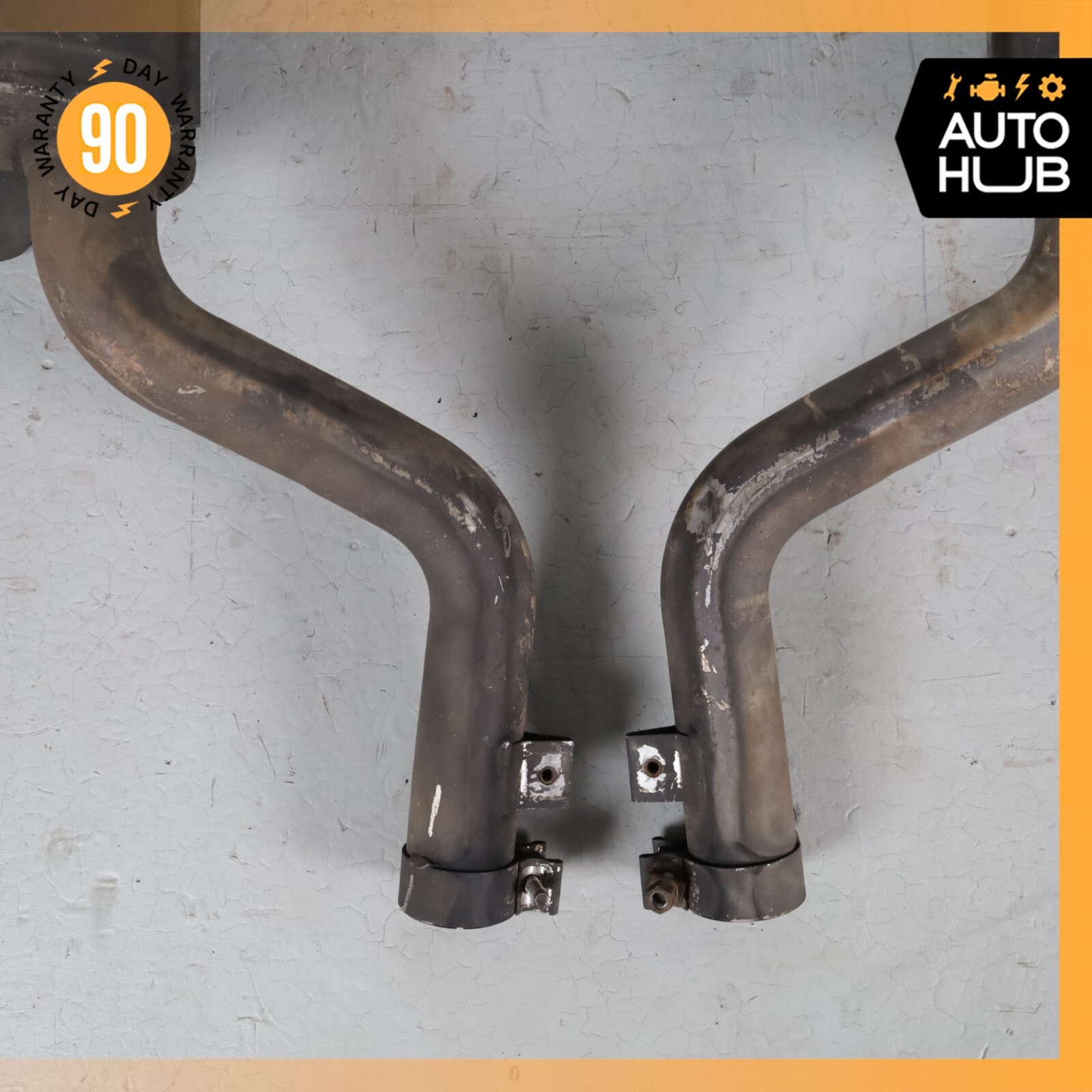 Maserati Quattroporte M139 Exhaust Mufflers Dual Tips Left & Right Side Set OEM