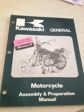 Kawasaki Motorcycle  manuel assemblage preparation , assembly and preparation