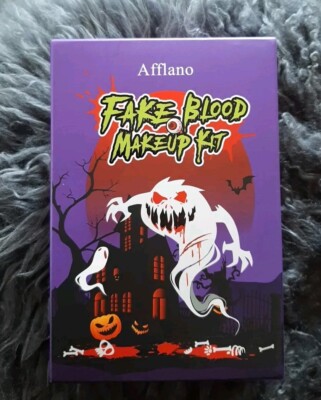 Afflano '' Fake Blood Makeup Kit ''   Kunstblut  2 x 50 ml  Spezialeffekte    Neu!