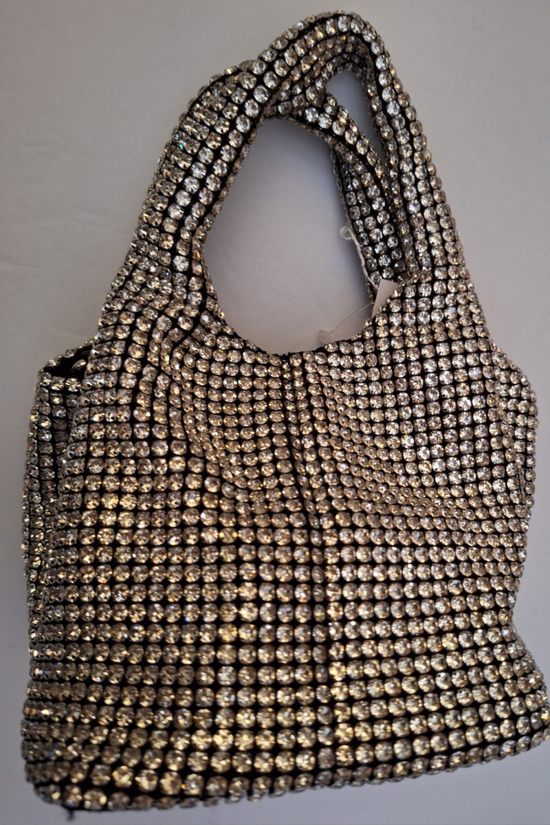【threetimes】Bibi chain bag (2 colors) BOSS - Multicolored-tweed shoulder bag with Double B