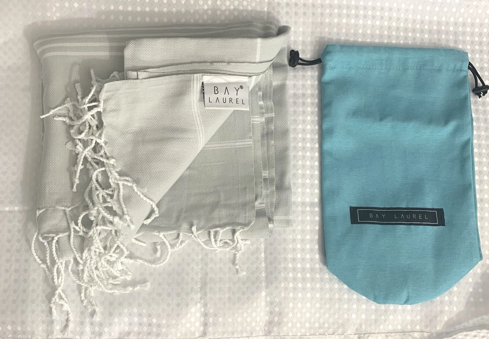 Turkish Beach Towel with Travel Bag - Thumbnail 5