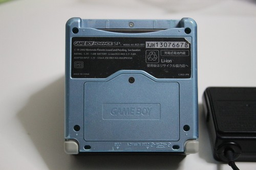Nintendo Game Boy Advance SP Console Portatile - Argento con Guscio Pokemon e Gioco - Foto 10 di 22