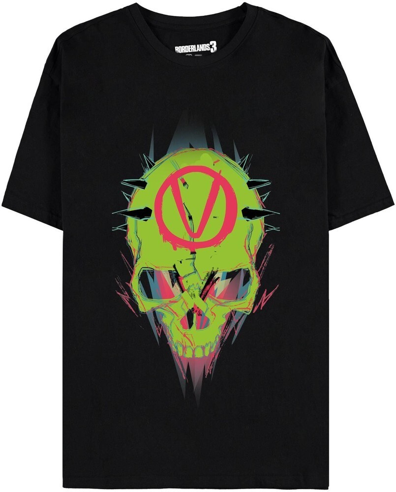 Borderlands - Мужская футболка с коротким рукавом черного цвета