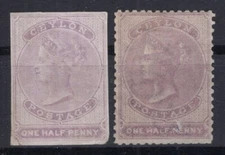 CEYLON / BRITISH COLONY VICTORIA 1857 – 1863 / SG # 17 – 48 MINT NO GUM