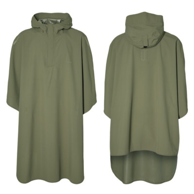 Basil Fahrrad Regenponcho Hoga Unisex olive green, Einheitsgröße, olive