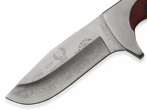 Messer Knife Hunting Military Survival Fixed Blace Wood Skinner Case Full Tang - Picture 2 of 7