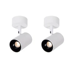2 x COB LED Ceiling Light Rotatable Head Picture Spotlight Foldable Lamp Fixture