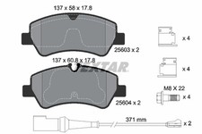 TEXTAR 2560303 Bremsbelagsatz, Scheibenbremse für FORD,FORD AUSTRALIA