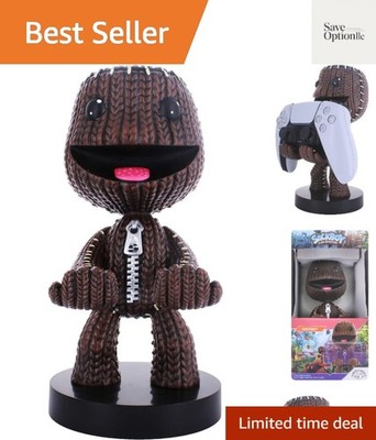 Sackboy Controller Holder - Little Big Planet Official Phone Stand & Cable Gu...