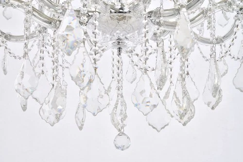 Elegant Lighting Maria Theresa 46" 36 Light Royal Crystal Chandelier - Picture 4 of 8