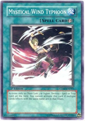 3 x Mystical Wind Typhoon - CDIP-EN045 - Common - 1st Edition Near Mint, English