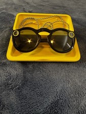 Snap Inc. Snapchat Spectacles Glasses Onyx Moonlight Black with Case and Charger