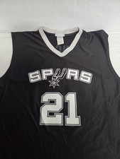 San Antonio Spurs Jersey 21 Duncan Size XL Used NBA