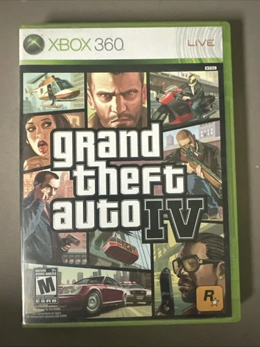 Grand Theft Auto IV 4 (Microsoft Xbox 360, 2009)