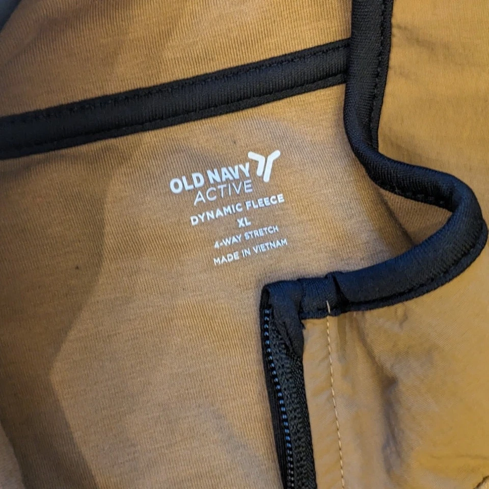 Old Navy Active Dynamic Fleece Pullover Mens XL 1/4 Zip 4-Way Stretch Activewear - Image 3 of 4