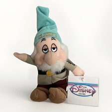 Disney Store SLEEPY Bean Bag Plush w Tags Vintage Snow Whites Seven Dwarfs 8  