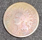 1876 Indian Head Cent