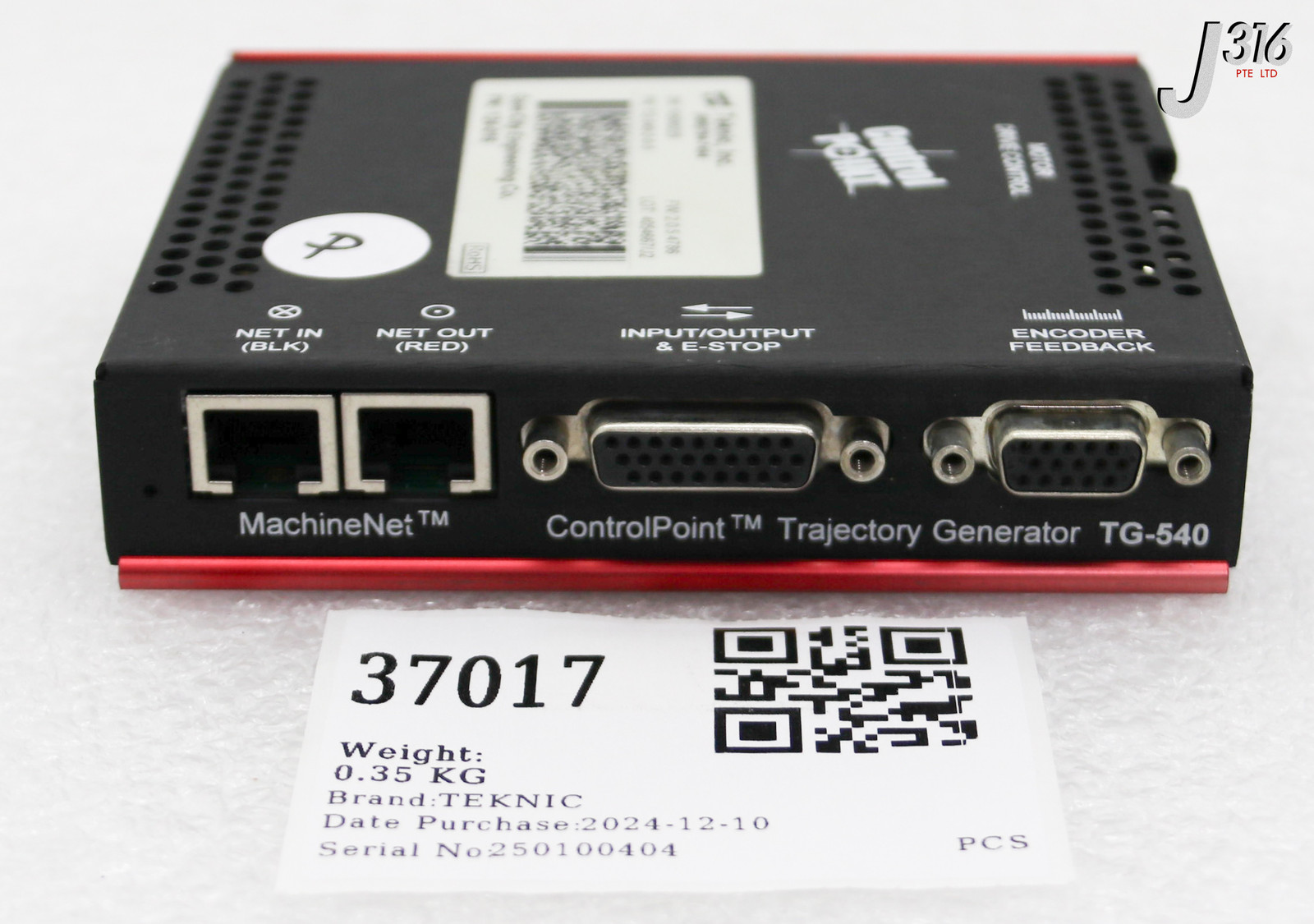 37017 TEKNIC TRAJECTORY GEN CTRL POINT TG-540, P/N: 124-016 TG-540