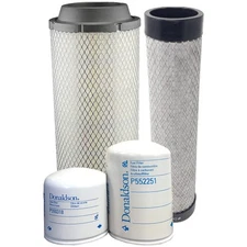 CFKIT Maintenance Filter Kit Compatible with Takeuchi TL8 w/Kubota V3307 Eng.