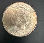 1923 Peace Silver Dollar Estate Coin Collection  CIRCULATED