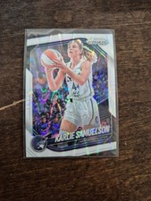 2025 Panini Prizm WNBA Karlie Samuelson Minnesota Lynx White Seismic 