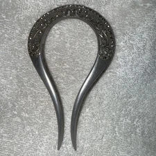 Edwardian aluminium And Rhinestones Hair Accesory