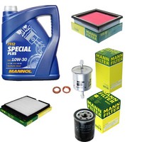 Mann Inspektionspaket 5L Mannol Special Plus 10W-30 FüR Nissan Micra II 1.0I 16V
