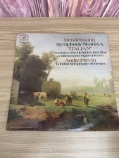 ASD 3763 MENDELSSOHN Symphony no 4 LSO ANDRE PREVIN HMV STEREO LP