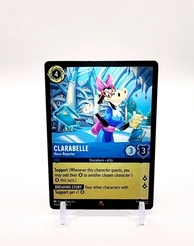 Clarabelle Rare Disney Lorcana TCG Archazia's Island 153/204