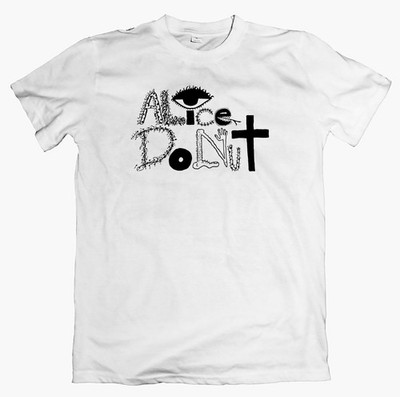 ALICE DONUT Logo T-Shirt 90s Alternative Noise Rock Band Tee Unisex jesus lizard