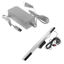 Infrared Wired Sensor Bar AC Power Adapter For Nintendo Wii