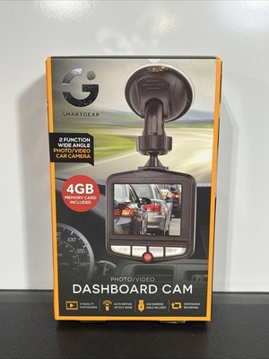 SmartGear Photo/Video HD Dash Cam (4GB Memory Card Included) Wide Angle Auto Mot