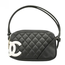 Chanel shoulder bag, lambskin, black, women's GZl1dsnd