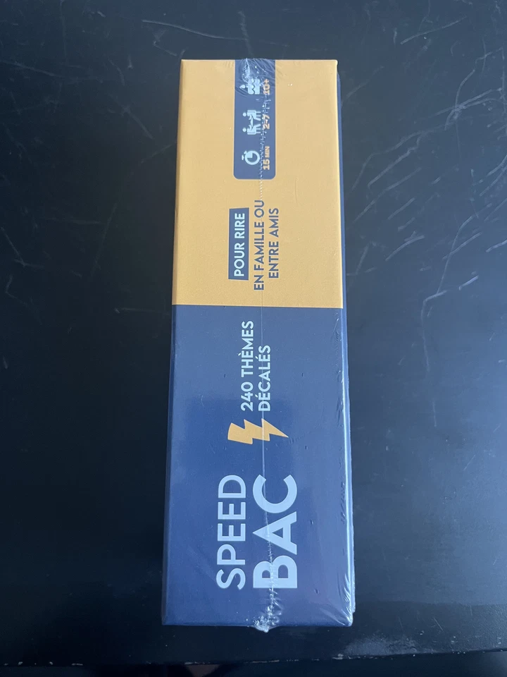 SPEED BAC Jaune jeu d'ambiance drôle, délirant et rapide jeu de cartes - Photo 4/4