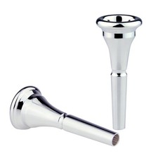 Silver Plated French Horn Mouthpiece Musical Instrument Accessory Horn